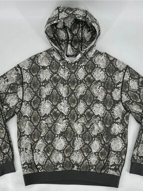 Jordan Sport Hoop Fleece Snake Print Pullover Hoodie Mens Medium HF9894 133 $120